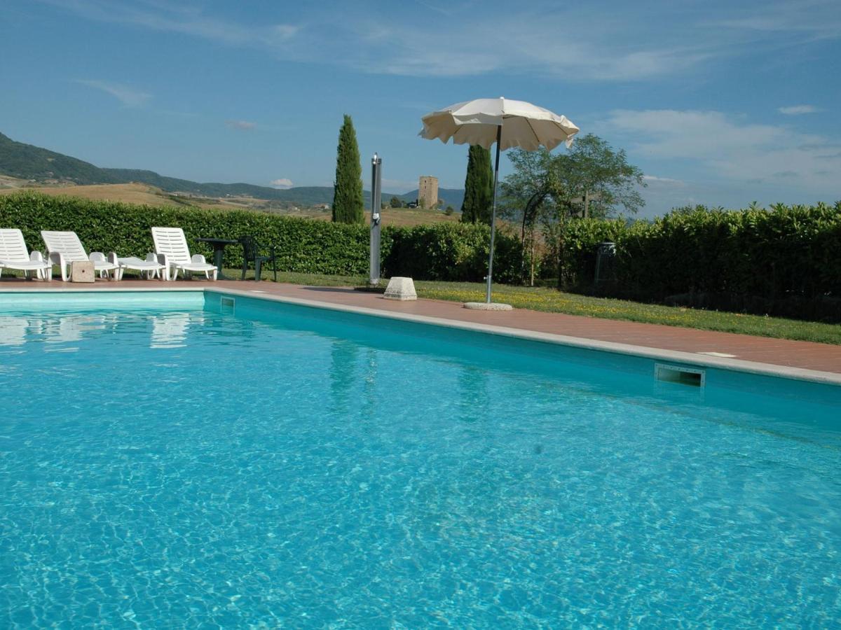 Spacious Farmhouse In Pienza With Swimming Pool Apartment Contignano ภายนอก รูปภาพ