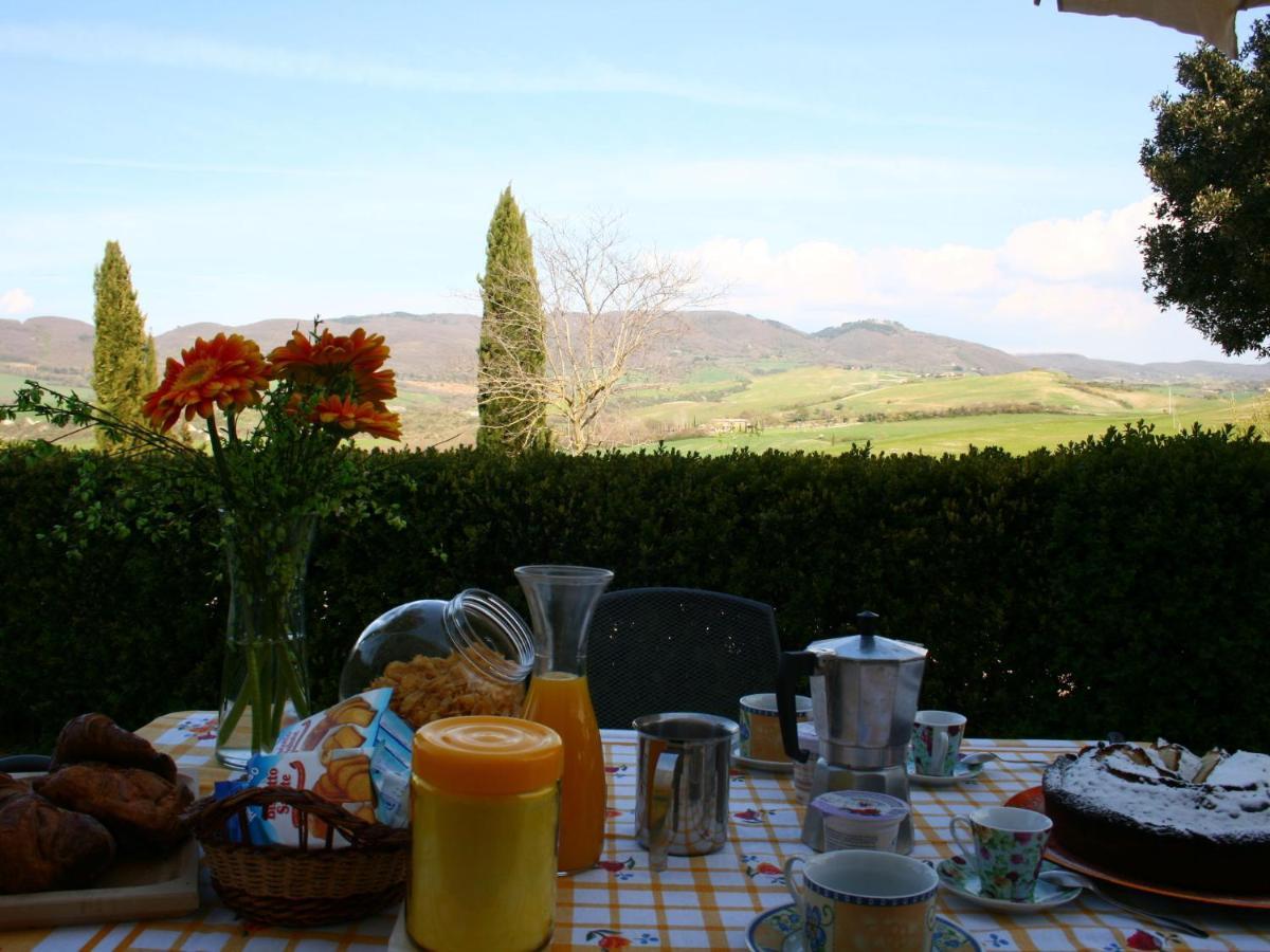 Spacious Farmhouse In Pienza With Swimming Pool Apartment Contignano ภายนอก รูปภาพ